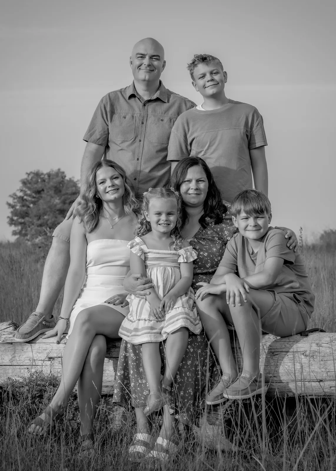 Mike Middleton with his family